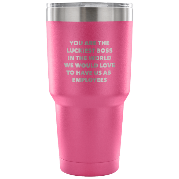 Funny Gifts for Bosses Boss Tumbler Double Wall Vacuum Insulated Hot & Cold Travel Cup 30oz BPA Free