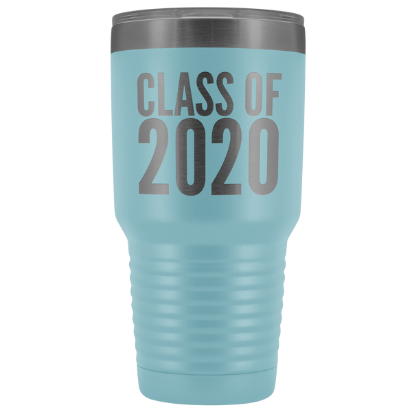 Class of 2020 Graduation Tumbler Gift for Graduate Metal Mug Insulated Hot Cold Travel Coffee Cup 30oz BPA Free