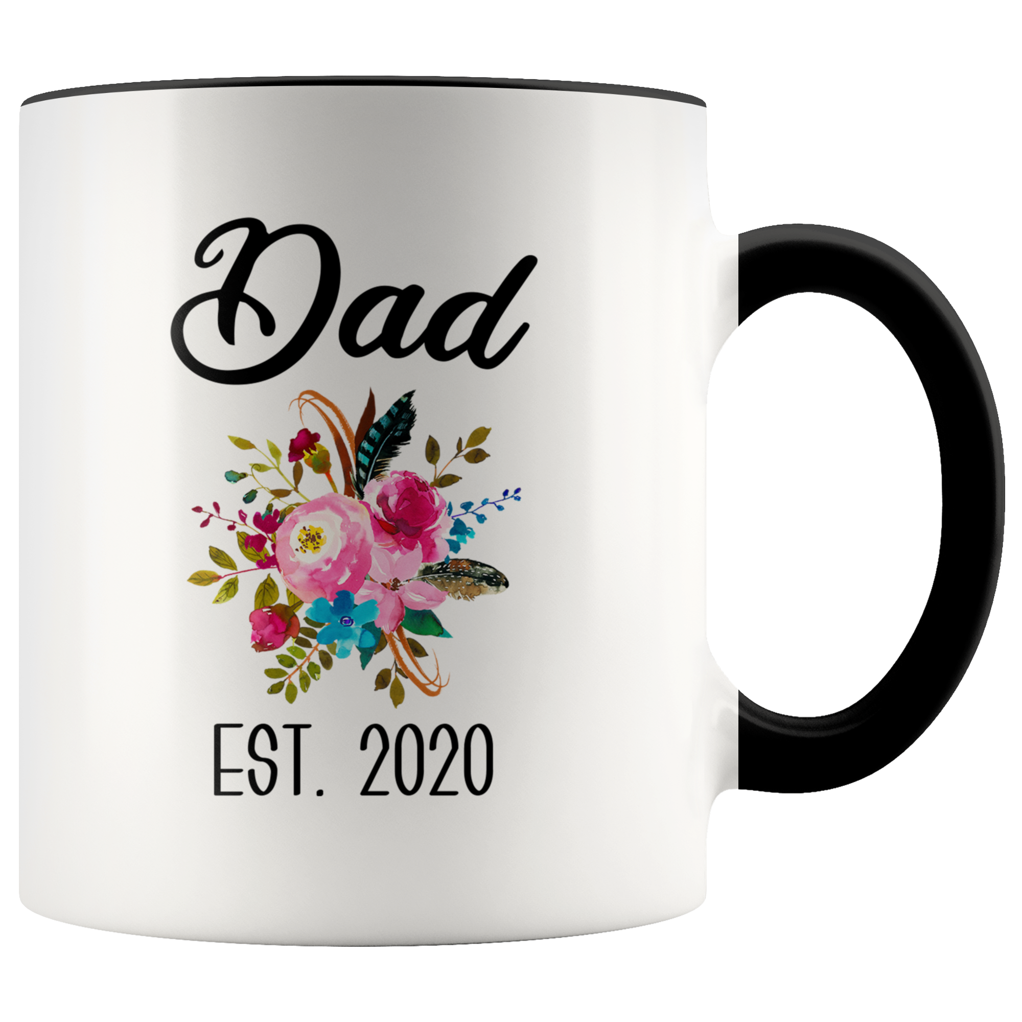 New Dad Mug Expecting Daddy to Be Gifts Baby Shower Gift Pregnancy Announcement Coffee Cup Dad Est 2020