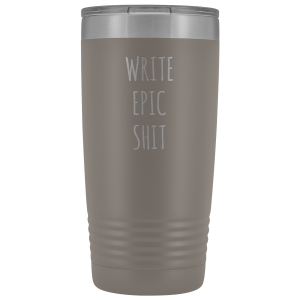 Funny Gifts for Writers Author Tumbler Insulated Hot Cold Travel Coffee Cup 20oz BPA Free