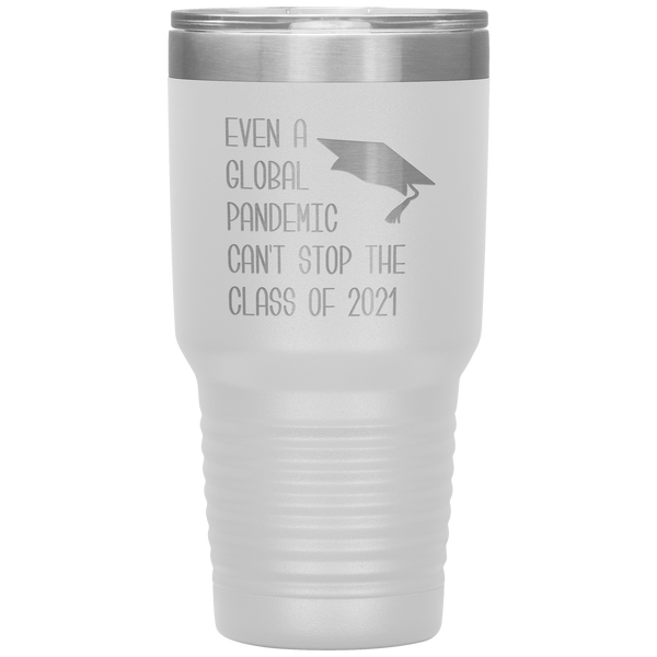 Class of 2021 Tumbler Graduation Gift High School Graduate Travel Coffee Cup 30oz BPA Free