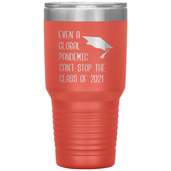 Class of 2021 Tumbler Graduation Gift High School Graduate Travel Coffee Cup 30oz BPA Free