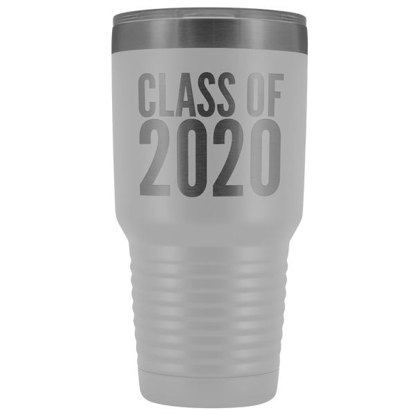 Class of 2020 Graduation Tumbler Gift for Graduate Metal Mug Insulated Hot Cold Travel Coffee Cup 30oz BPA Free