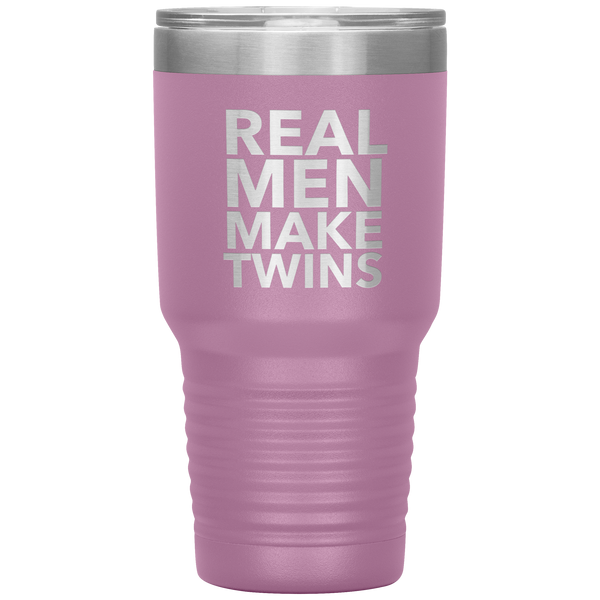 Real Men Make Twins Tumbler Travel Coffee Cup 30oz BPA Free