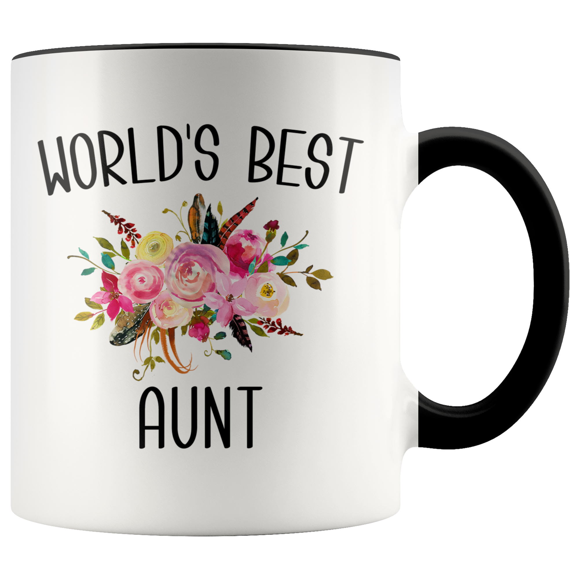 Best Aunt Ever Mug for World's Best Mug Aunt Gift from Niece Coffee Cup New Aunt Gift