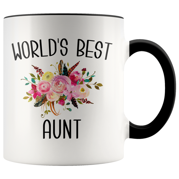 Best Aunt Ever Mug for World's Best Mug Aunt Gift from Niece Coffee Cup New Aunt Gift