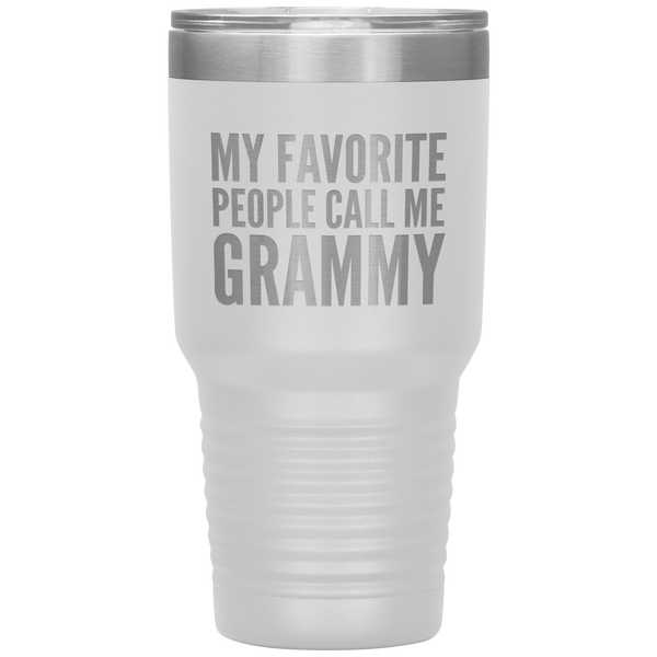 My Favorite People Call Me Grammy Tumbler Travel Coffee Cup 30oz BPA Free