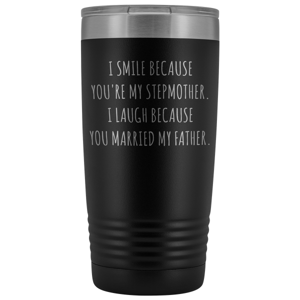 Stepmom Mug Step Mom Gifts Stepmother for Step Mom Present Stepparent Mother's Day Funny Tumbler Insulated Travel Coffee Cup 20oz BPA Free