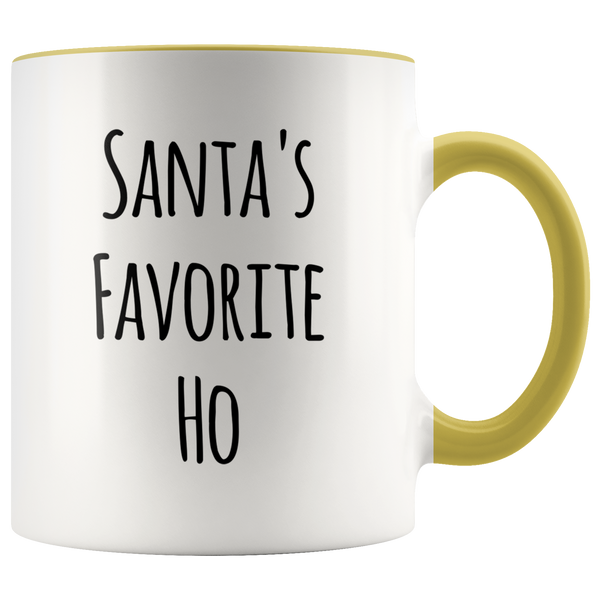 Santa's Favorite Ho Coffee Mug Holiday Gifts Naughty Christmas Mugs Funny Gag Gifts Gift Exchange Ideas Under 20 Coffee CUp