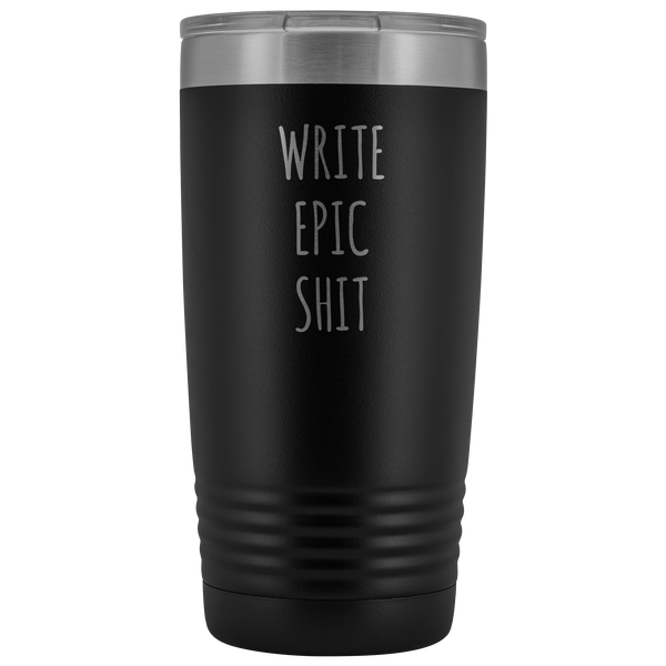 Funny Gifts for Writers Author Tumbler Insulated Hot Cold Travel Coffee Cup 20oz BPA Free