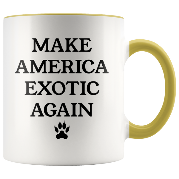 Make America Exotic Again Mug Funny 2020 Coffee Cup Tiger Mug Gift for Her Gift for Him