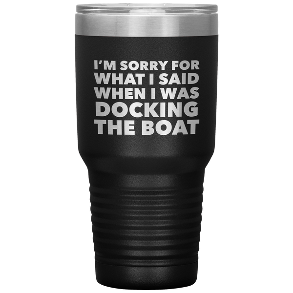 Boating Gifts Funny Boater Tumbler for a Boat Owner Travel Coffee Cup 30oz BPA Free