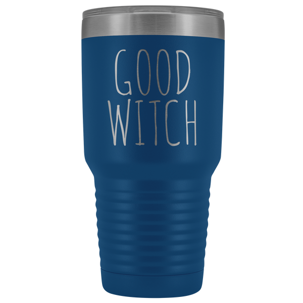 Good Witch Tumbler Funny Fall Halloween Gifts for Friends Metal Mug Insulated Hot Cold Travel Coffee Cup 30oz BPA Free