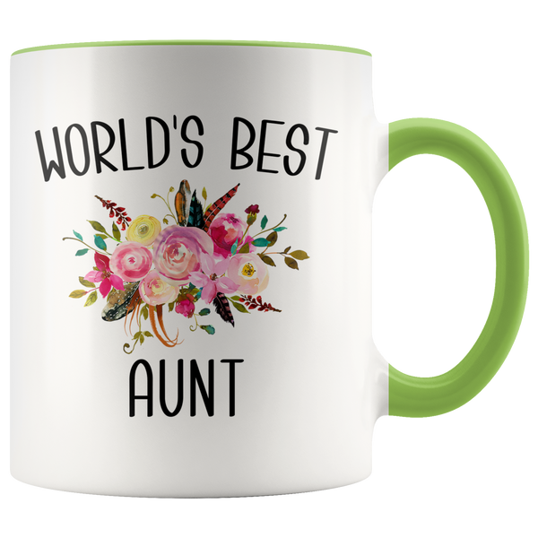 Best Aunt Ever Mug for World's Best Mug Aunt Gift from Niece Coffee Cup New Aunt Gift